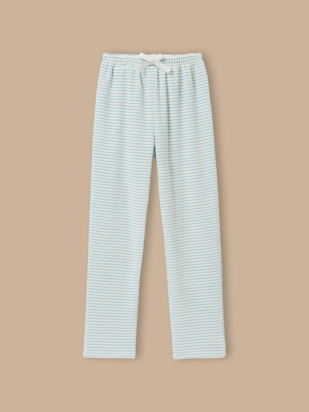 Pyjama en velours rayé Fille