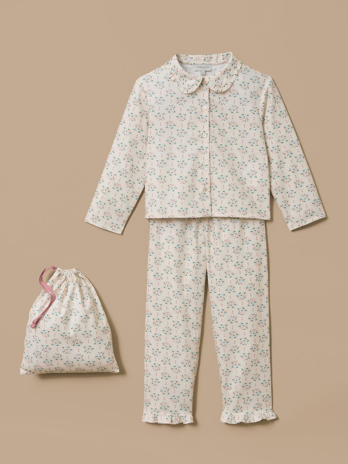 Girl's print pyjamas