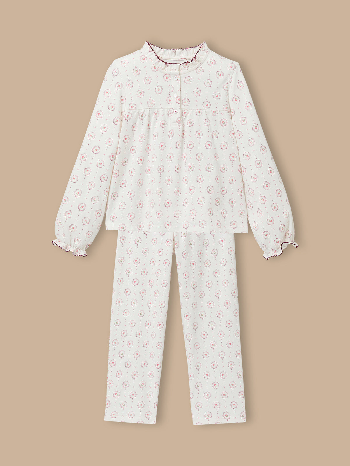 Pyjama en jersey imprimé Fille