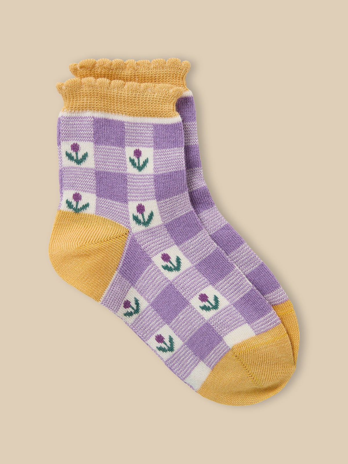 Chaussettes vichy Fille - CYRILLUS X EMILE & IDA