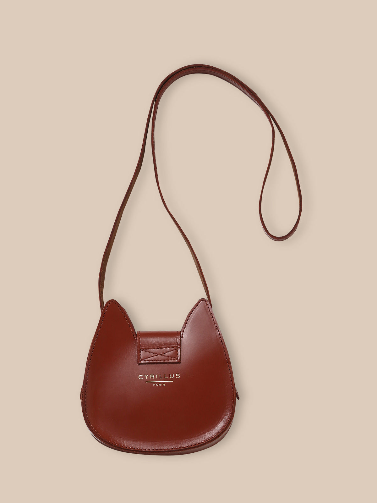 Girl's leather squirrel bag