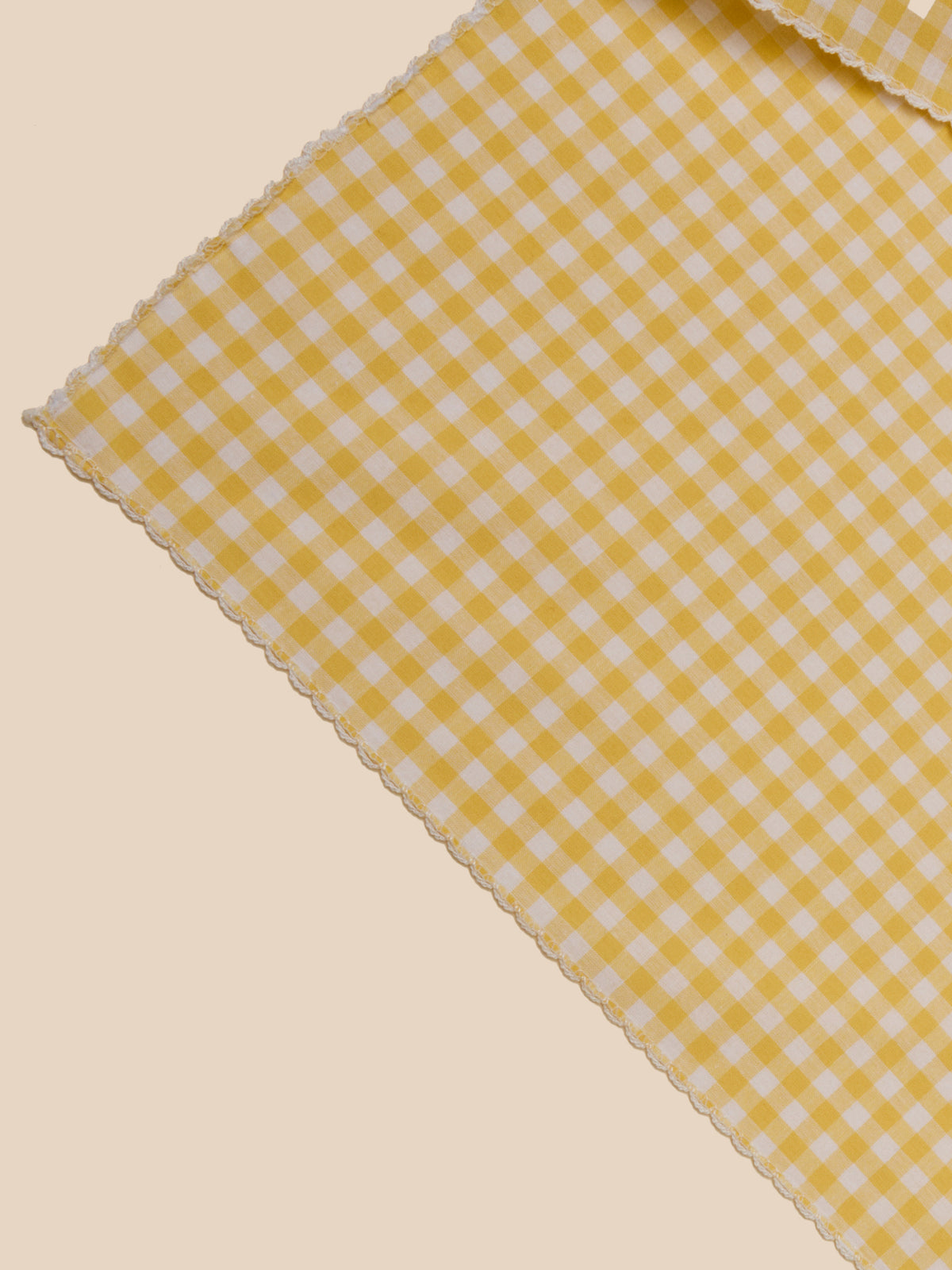 Girl's gingham check scarf