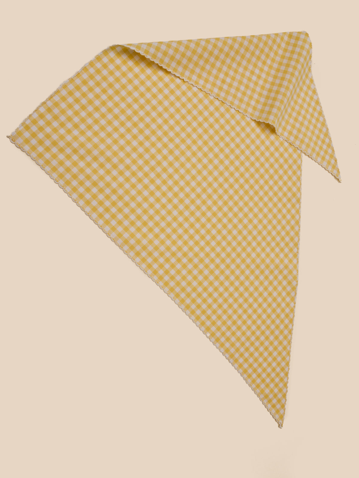 Girl's gingham check scarf