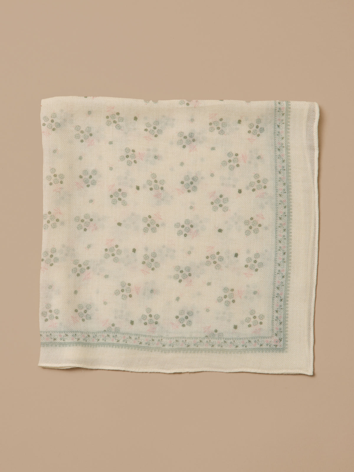 Foulard imprimé en laine Fille