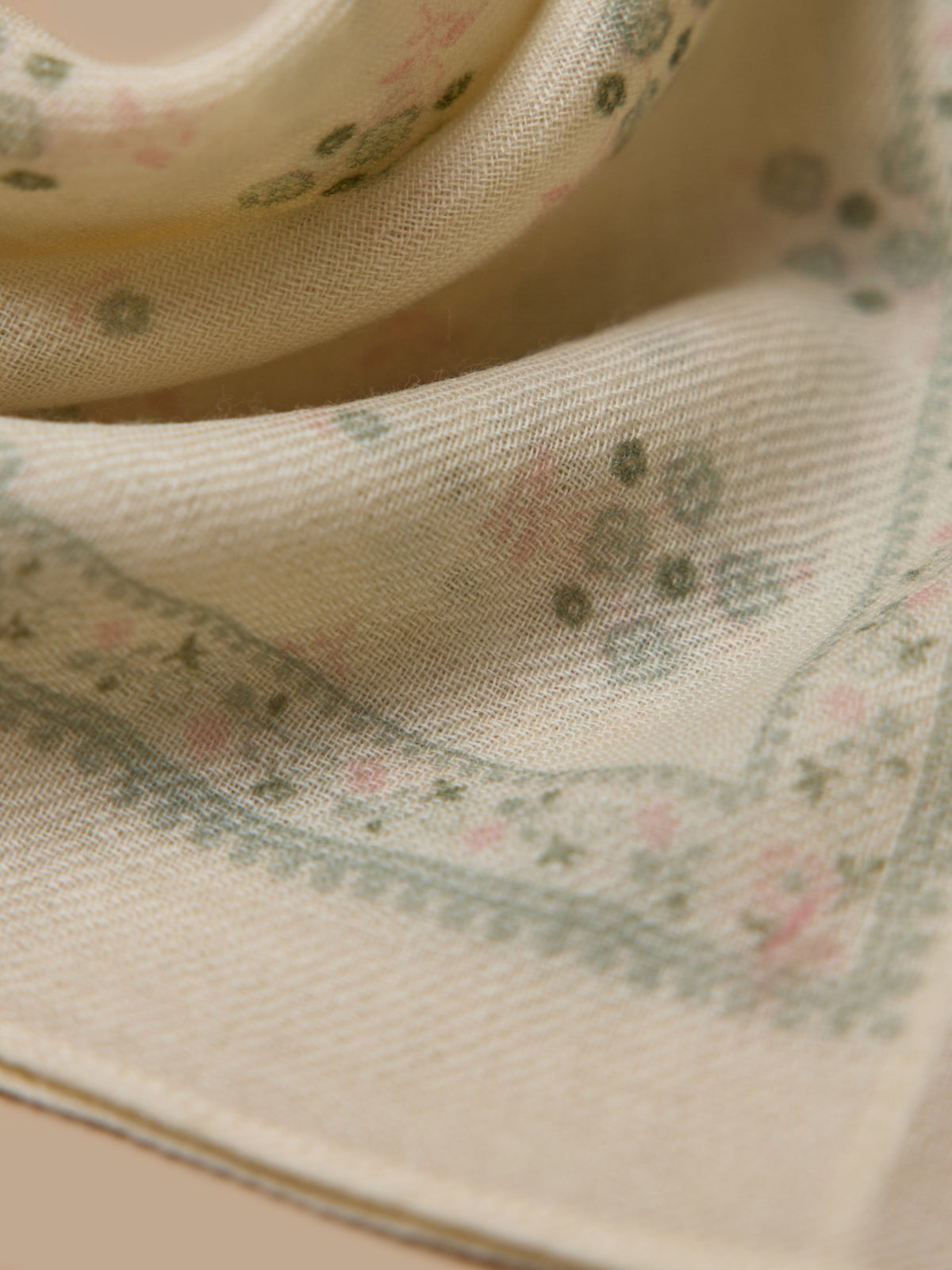 Foulard imprimé en laine Fille