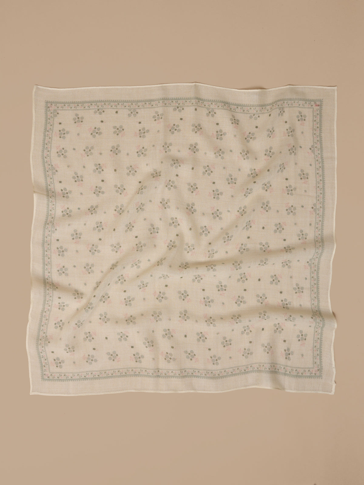 Foulard imprimé en laine Fille