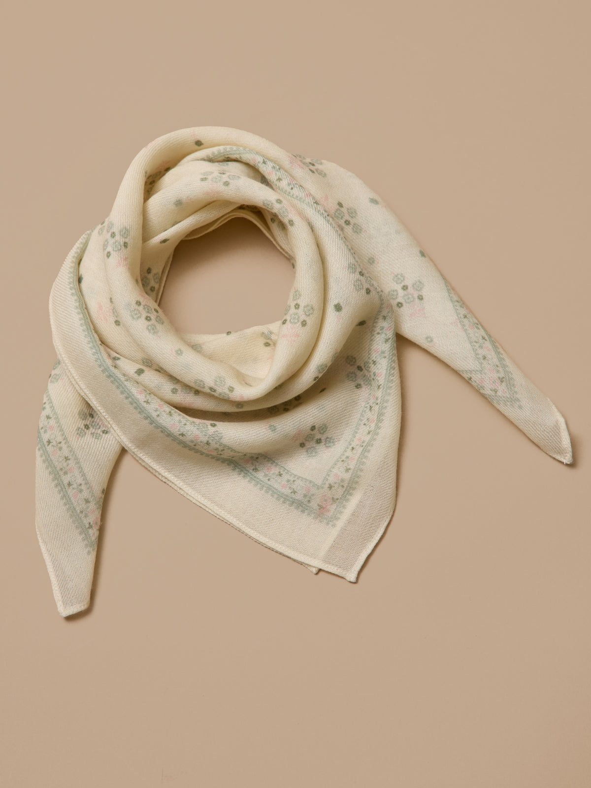 Foulard imprimé en laine Fille