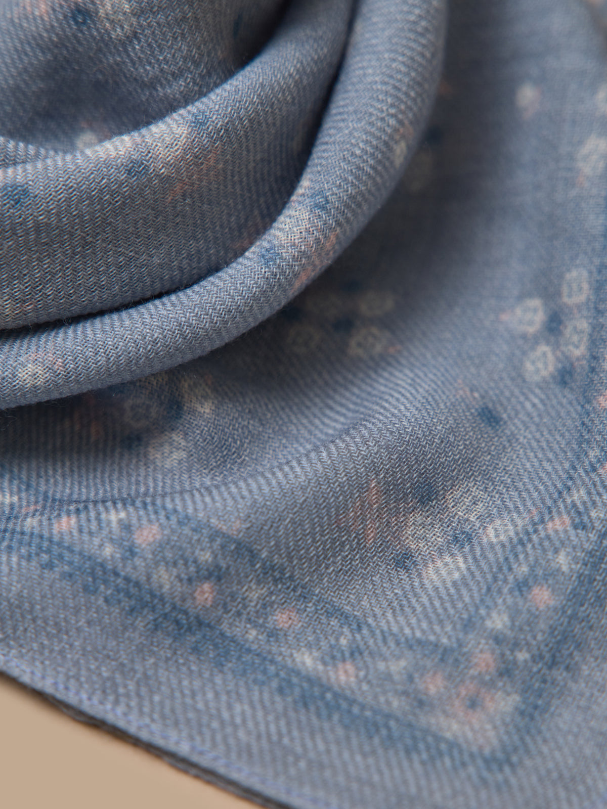 Foulard imprimé en laine Fille