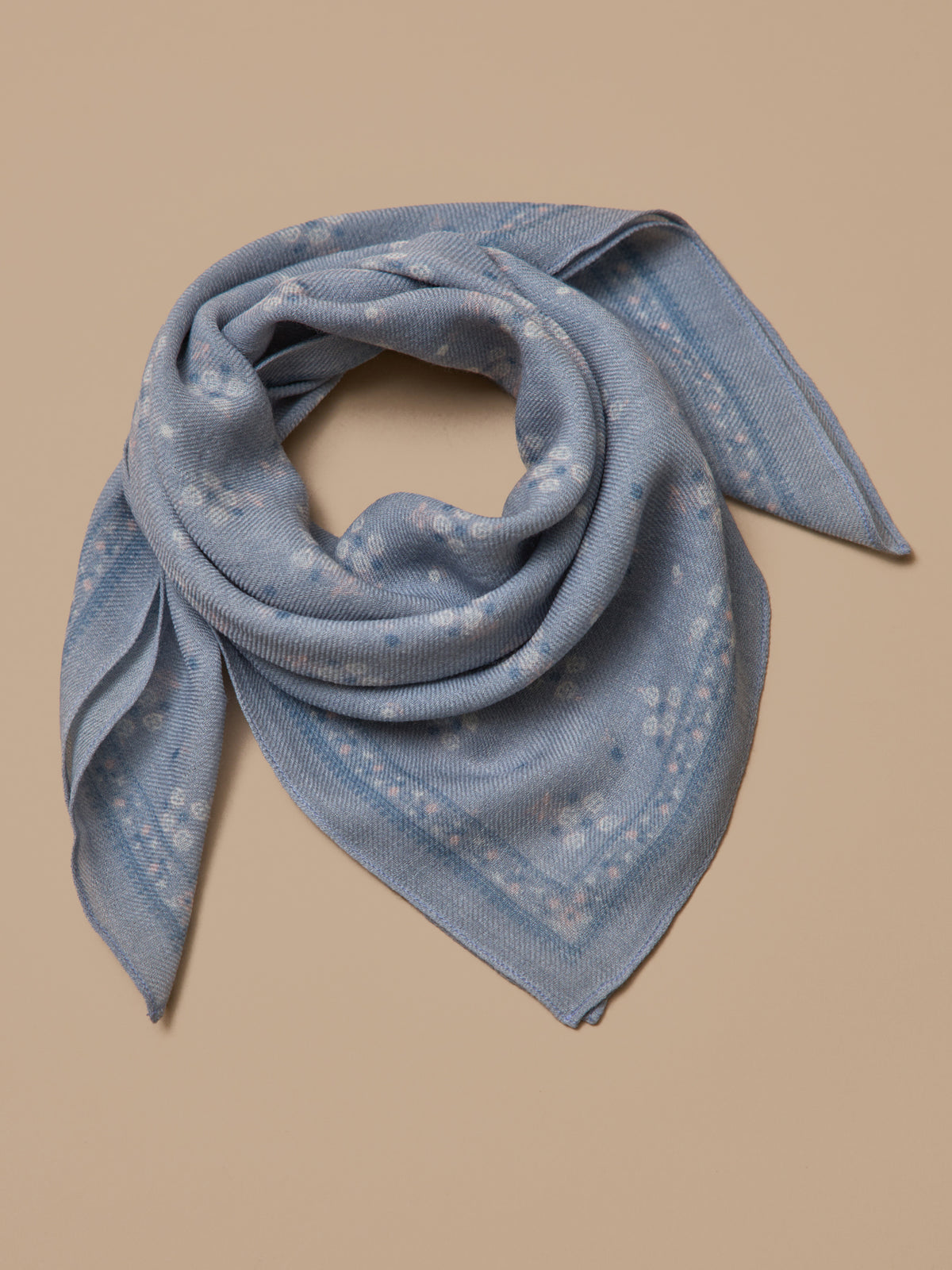 Foulard imprimé en laine Fille
