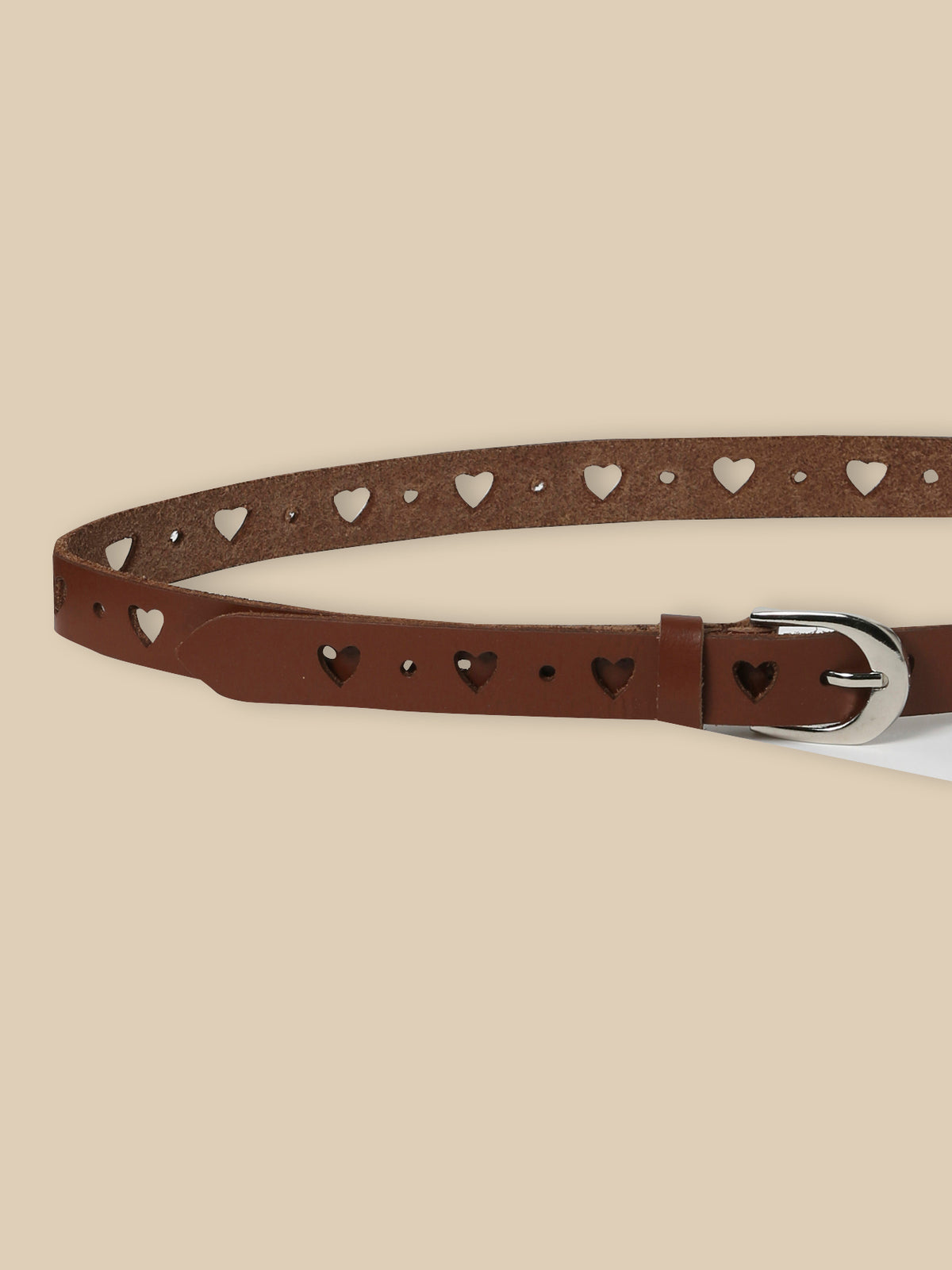 Girl's leather belt