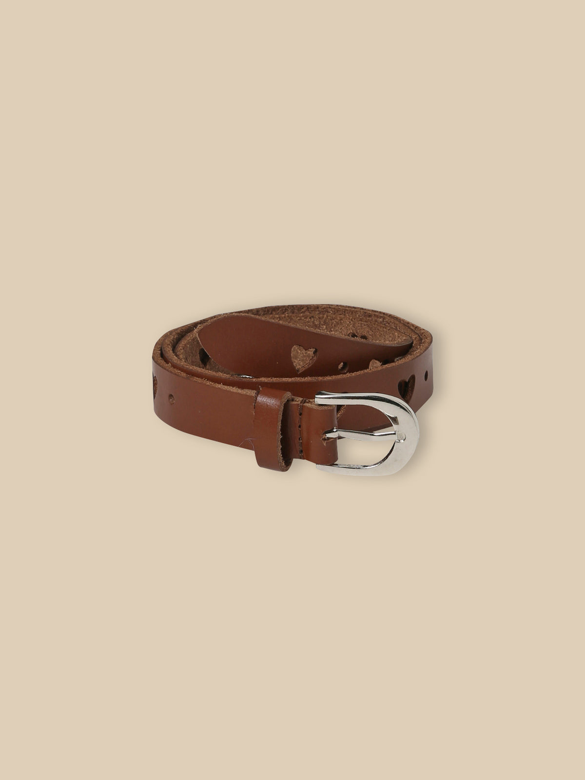 Girl's leather belt