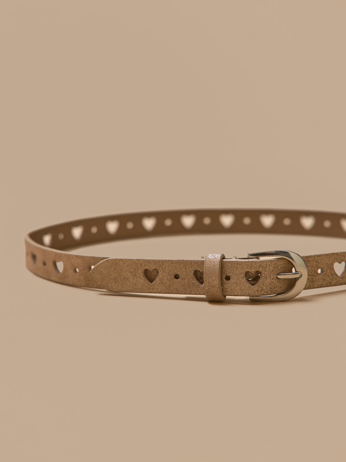 Girl's leather belt