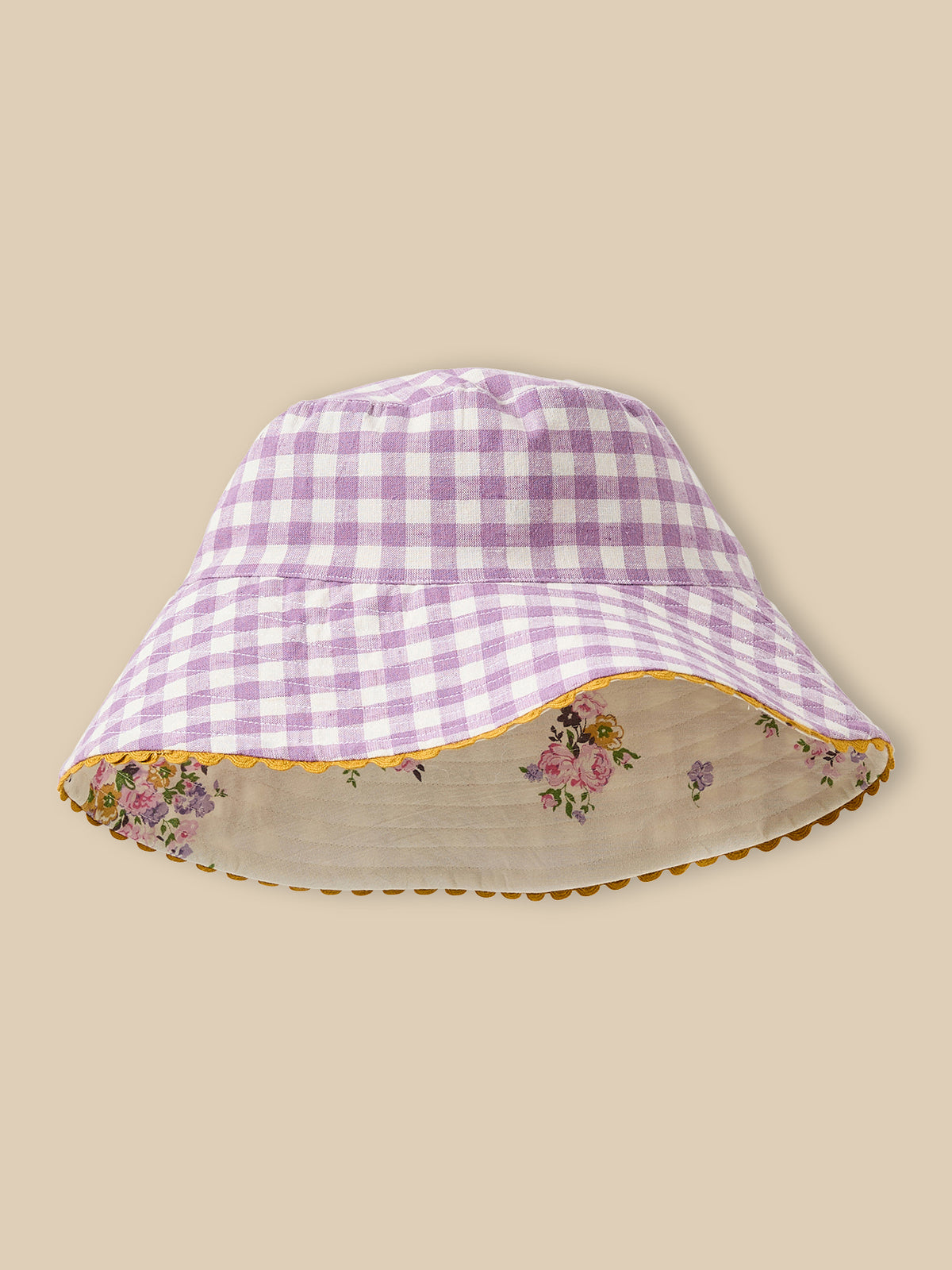 Girl's reversible bucket hat - Cyrillus x Emile & Ida