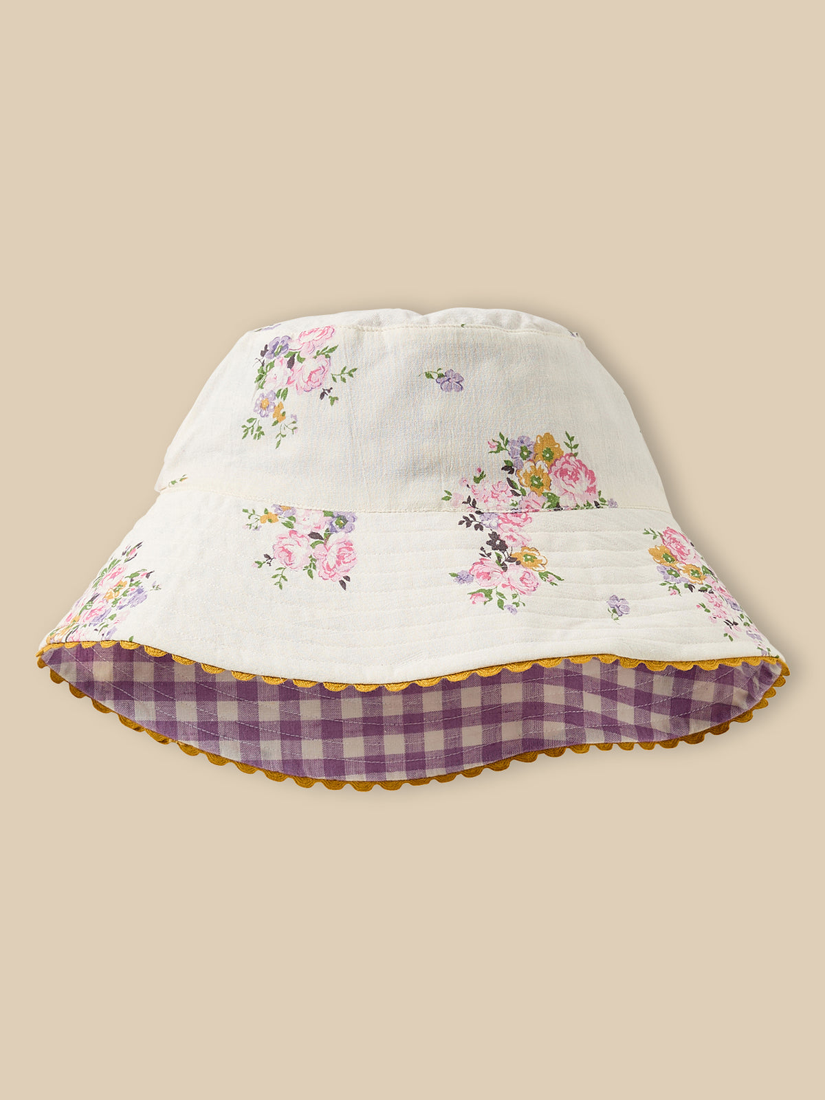 Girl's reversible bucket hat - Cyrillus x Emile & Ida