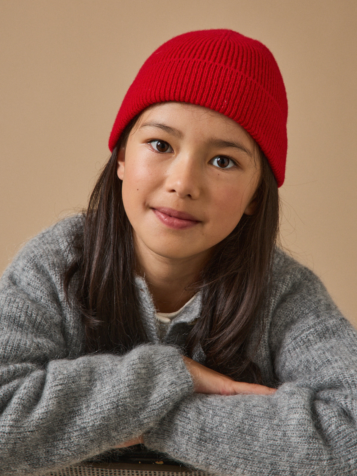Bonnet en laine mérinos enfant