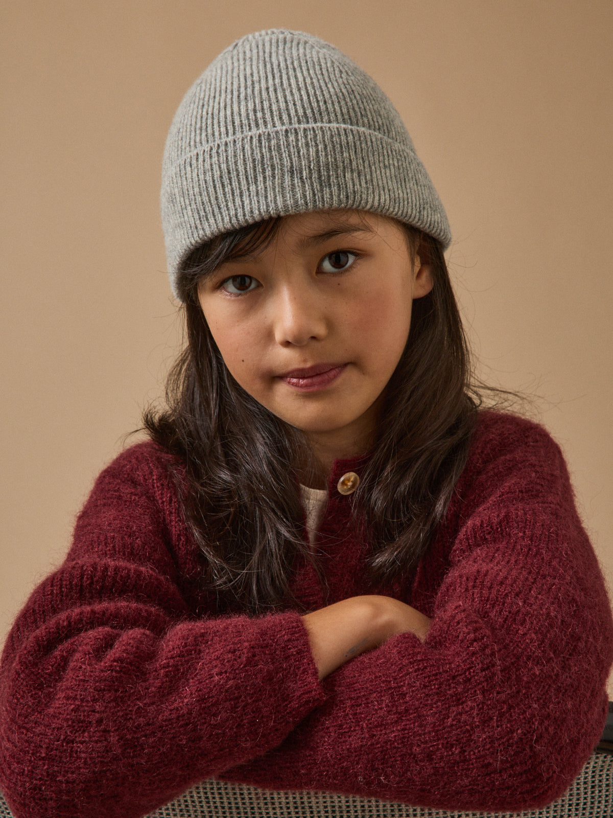Bonnet en laine mérinos enfant
