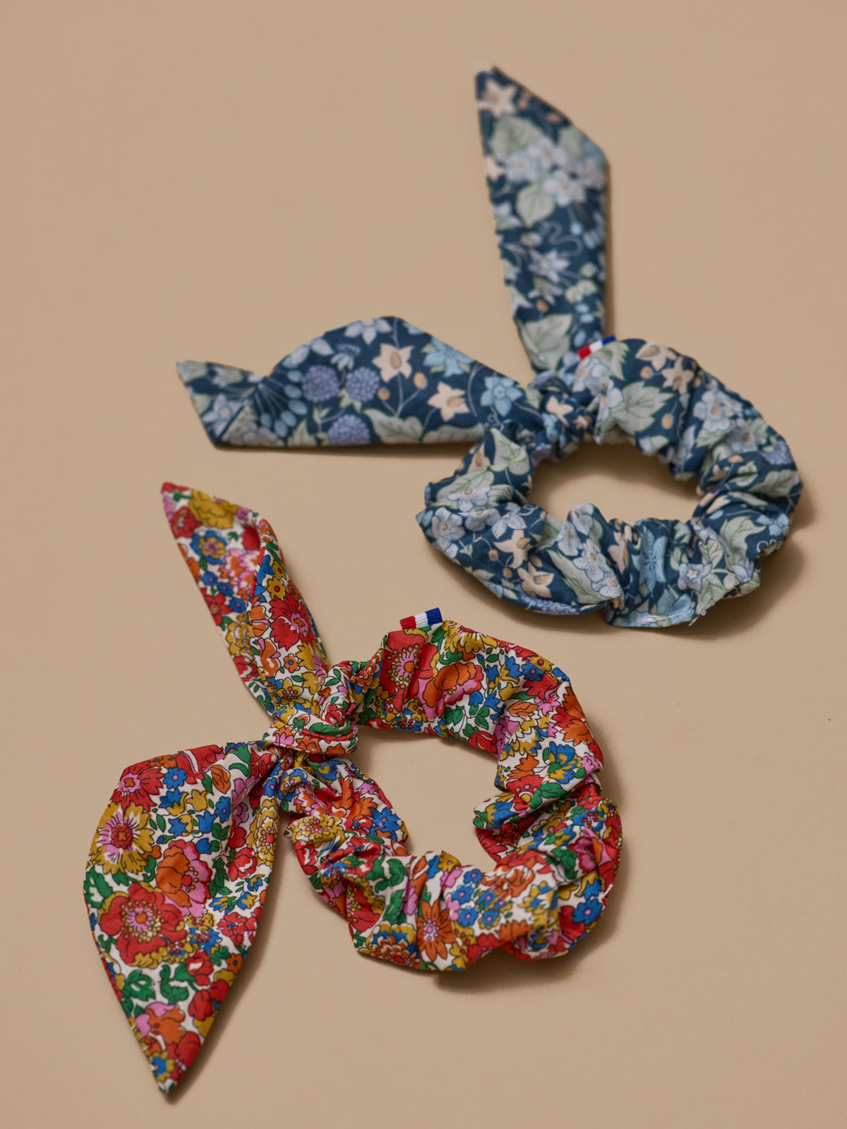 Pack of 2 scrunchies made with Liberty fabric
