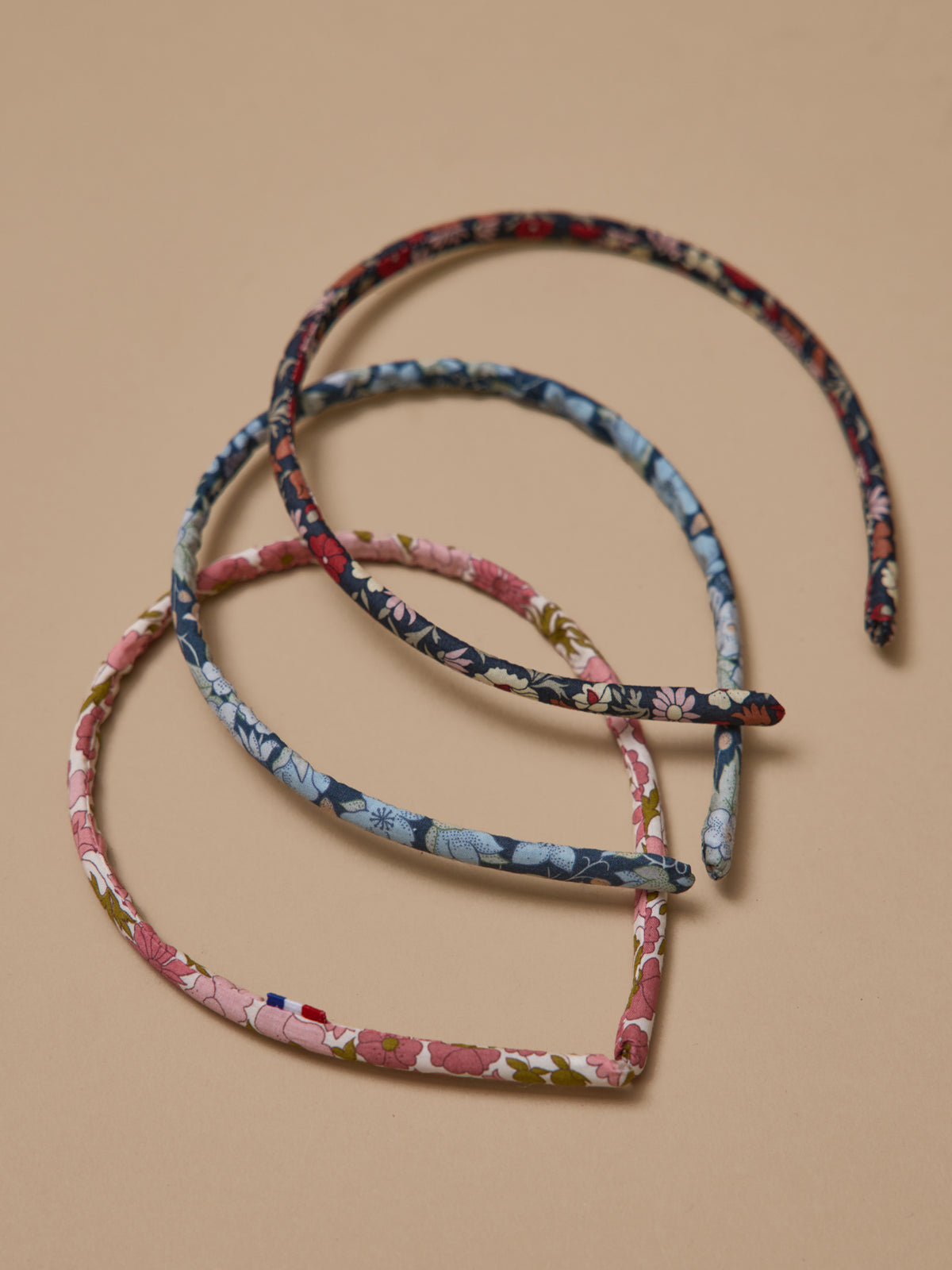 Pack of 3 headbands made with Liberty fabric