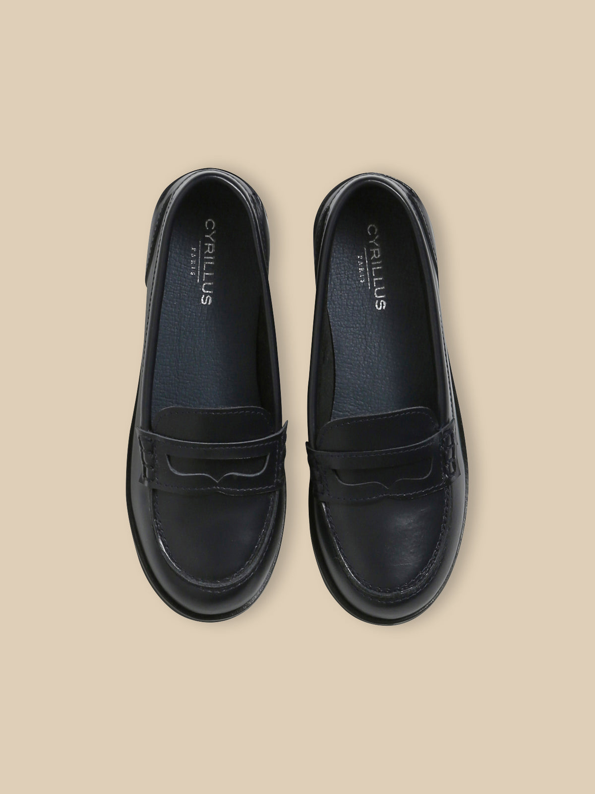 Mocassins en cuir Fille