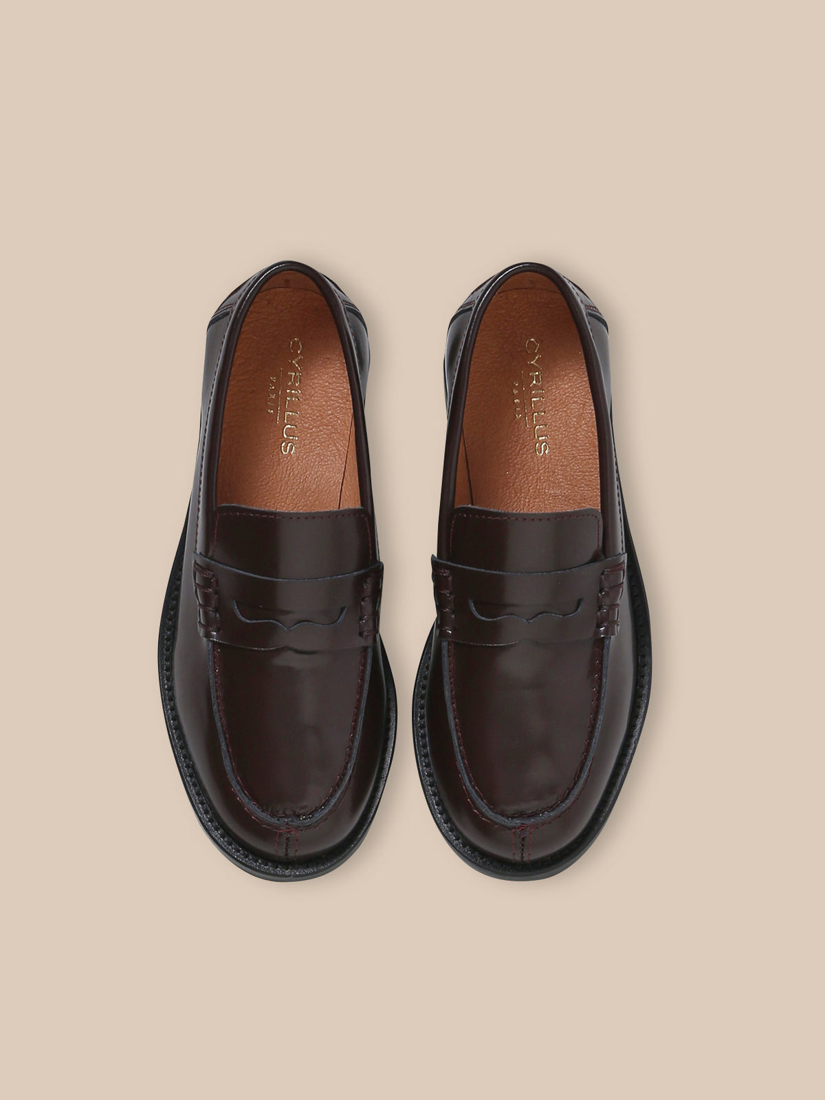 Mocassins en cuir Fille