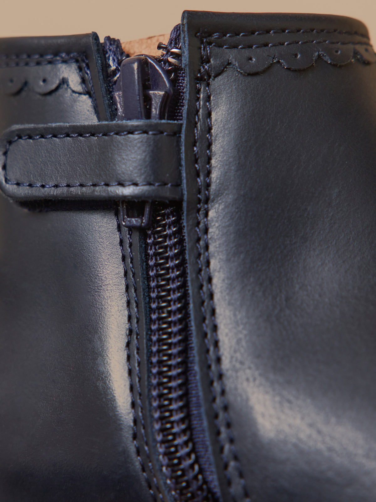 Boots cuir fille