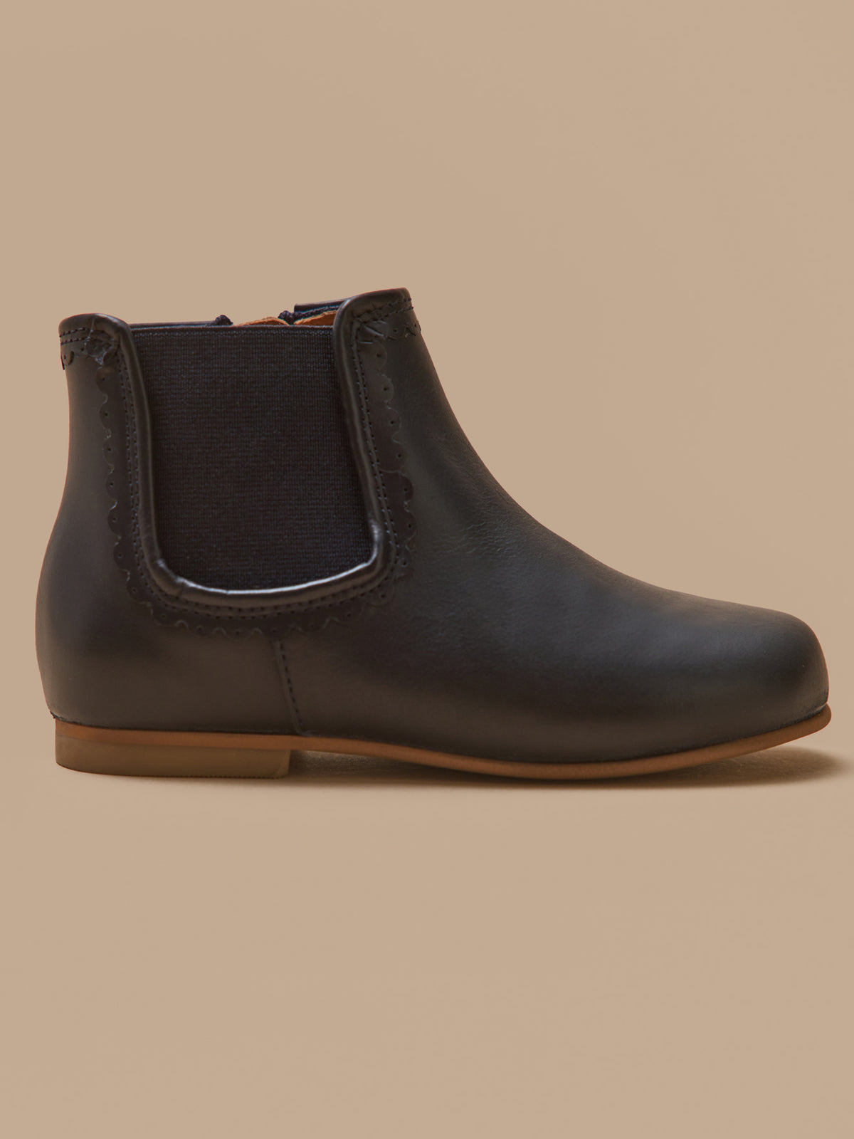 Boots cuir fille