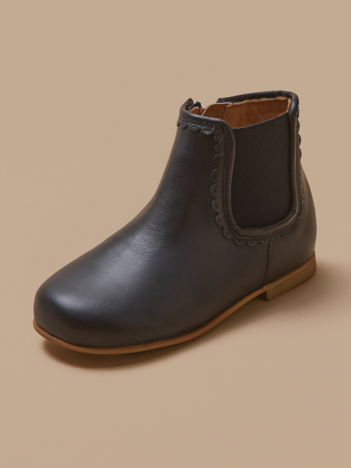 Boots cuir fille