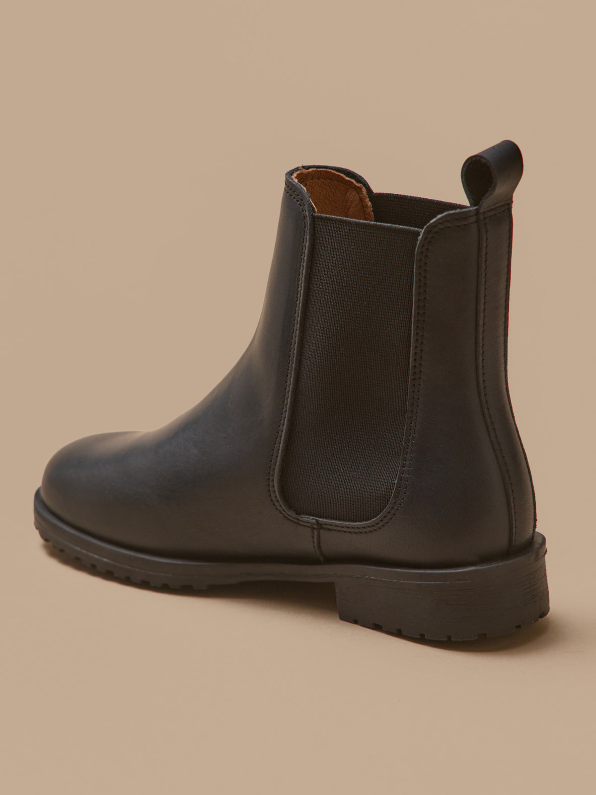 Boots chelsea cuir fille