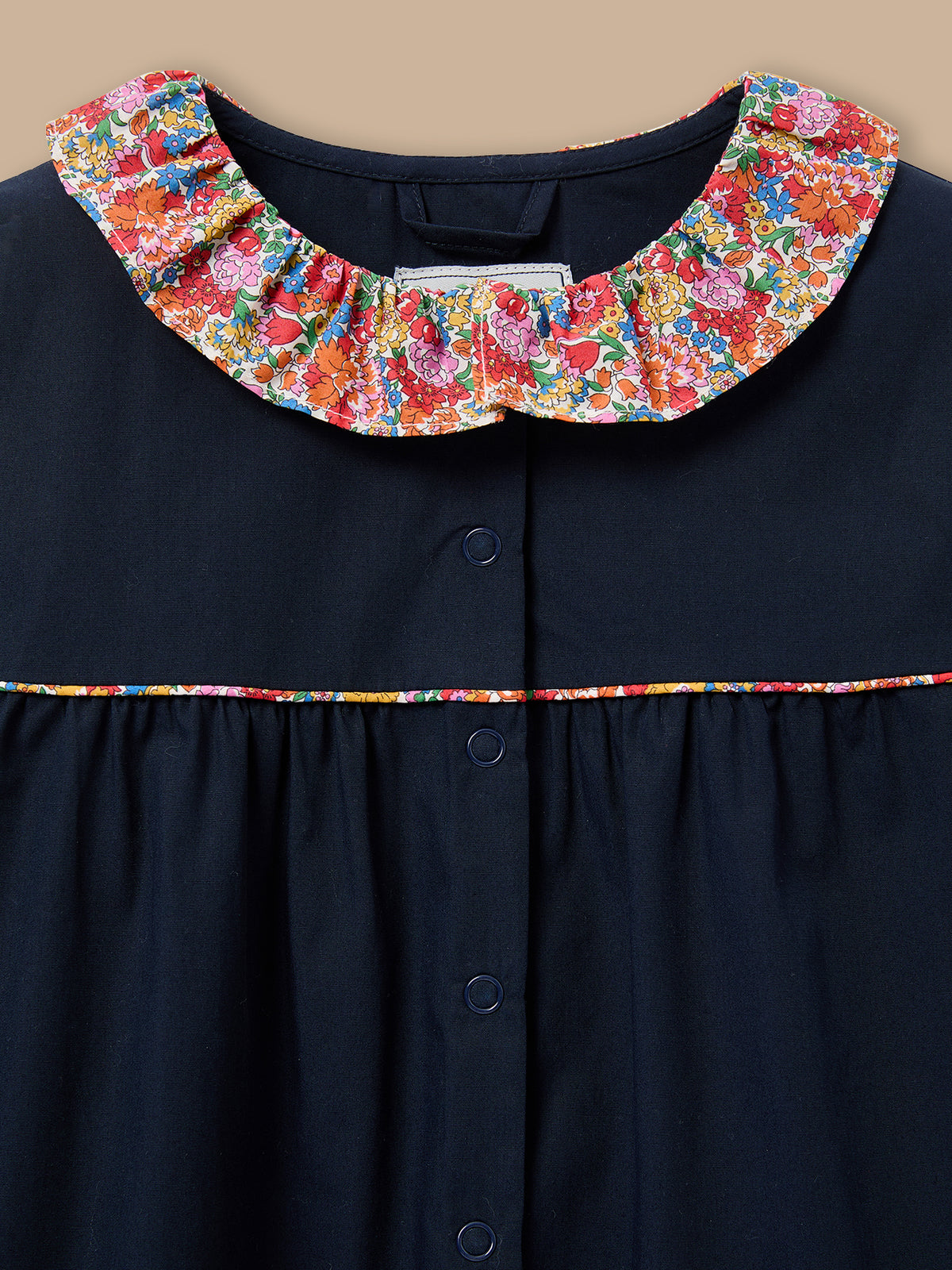 Tablier fille col Liberty