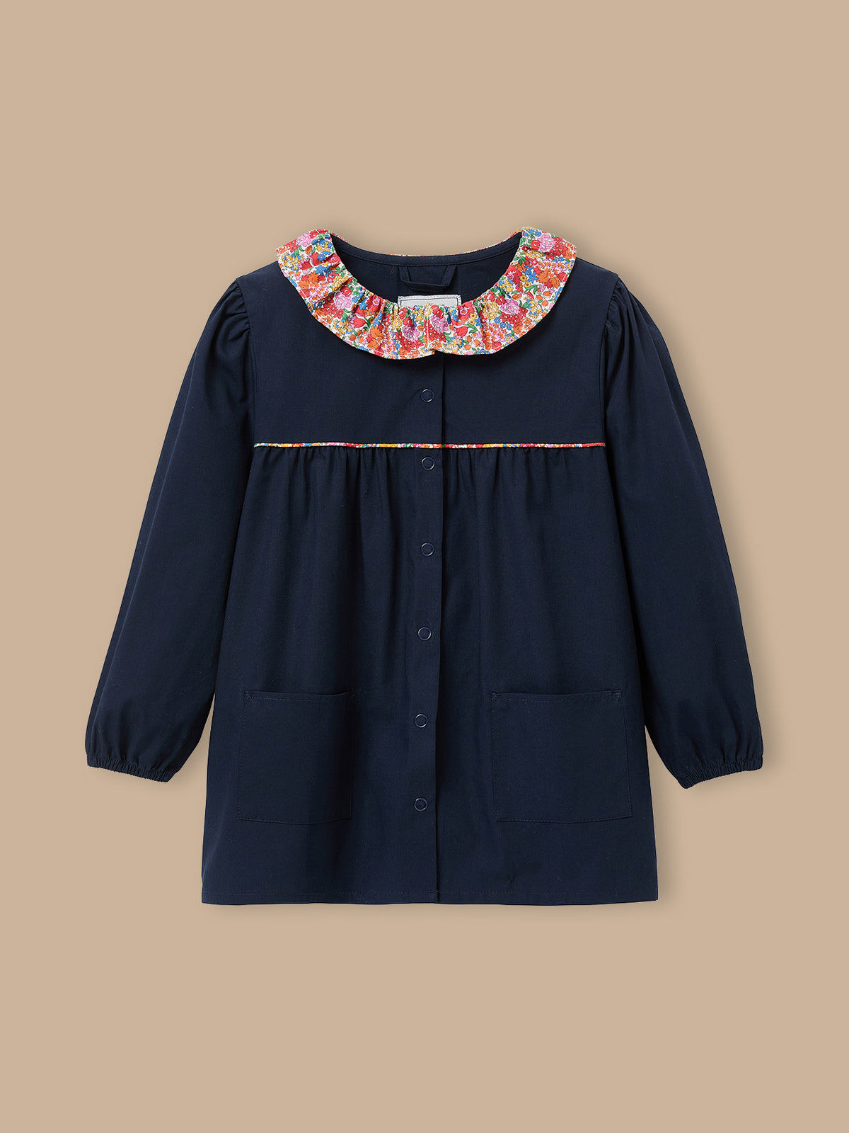 Tablier fille col Liberty