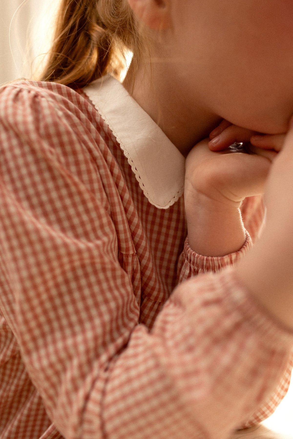 Tablier fille Vichy