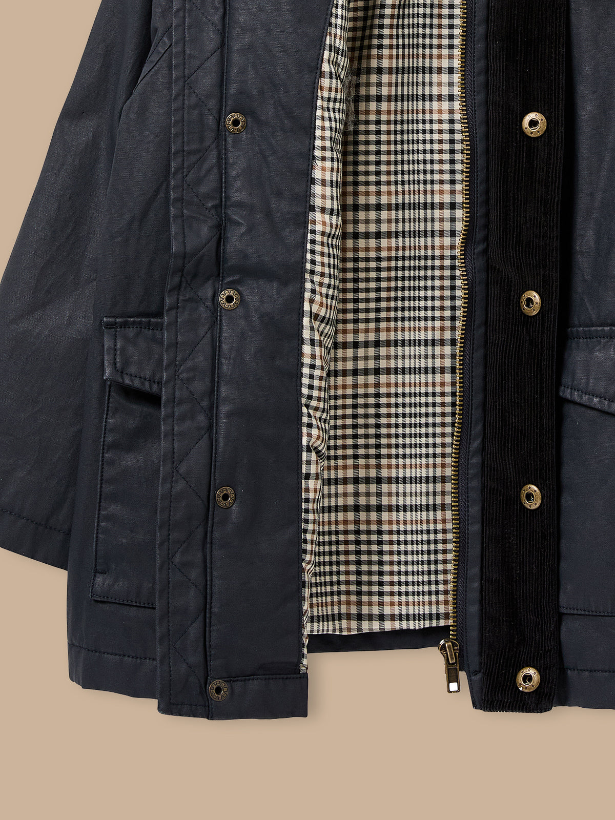 Veste en coton enduit Garçon