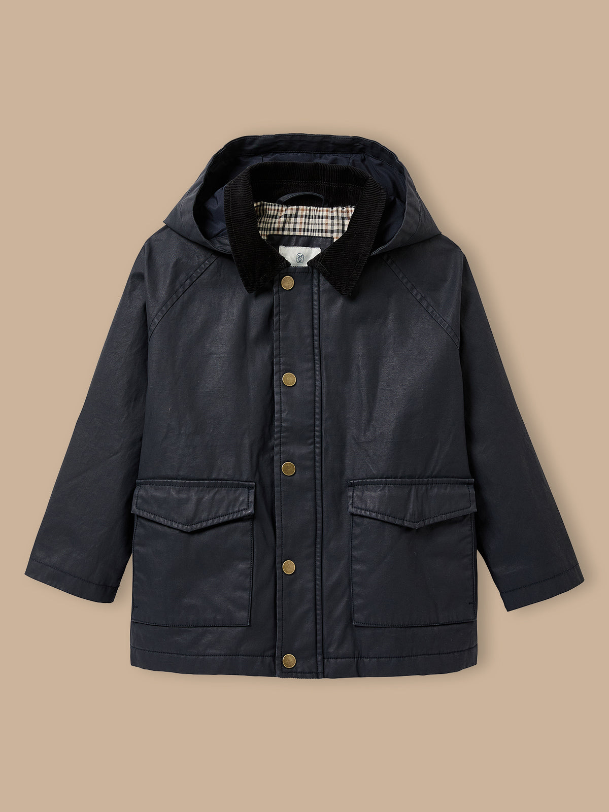 Veste en coton enduit Garçon