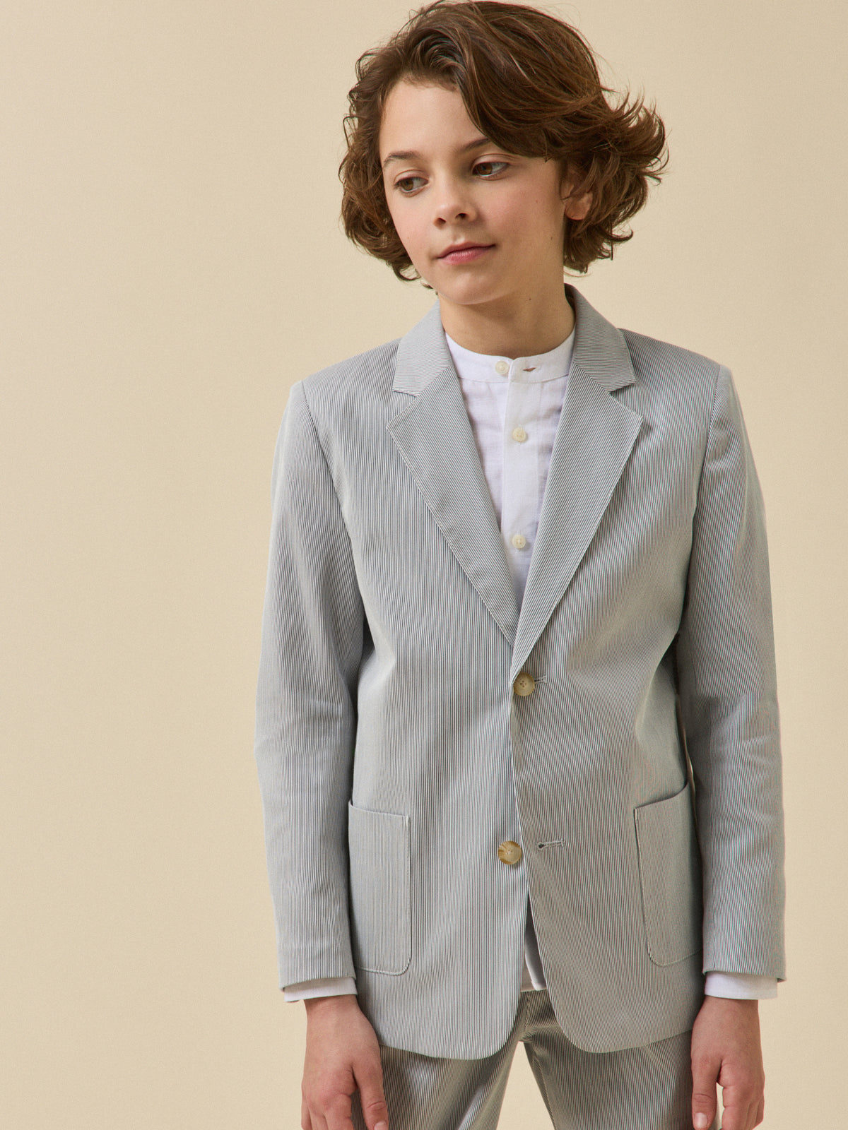 Veste de costume rayée Garçon - Collection Fêtes et Mariages
