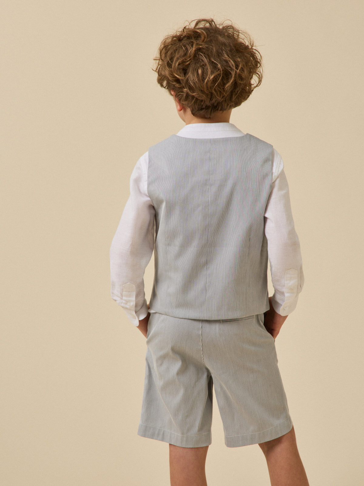 Boy's striped waistcoat - Partywear and Bridal Collection