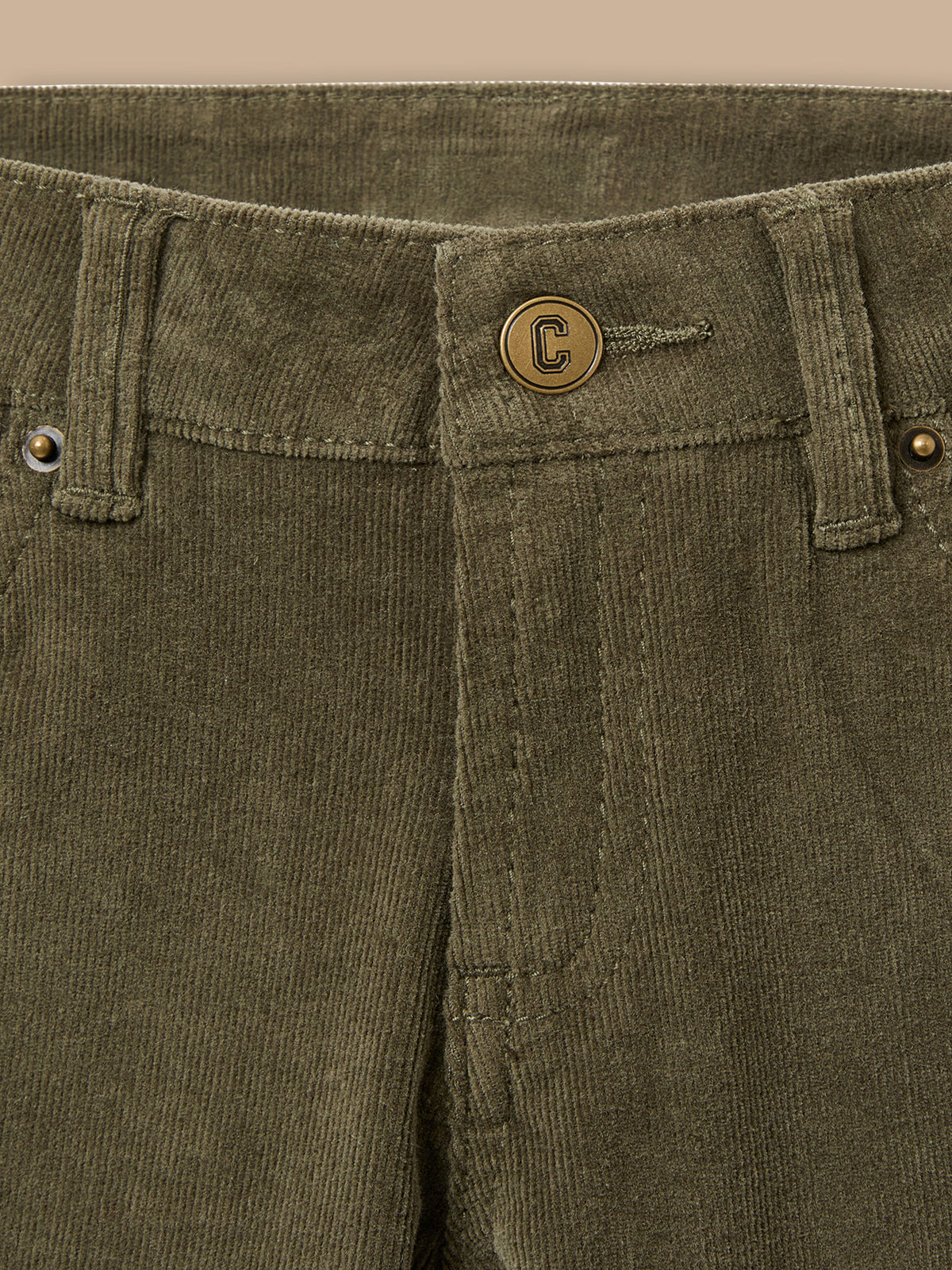 Slim en velours Garçon