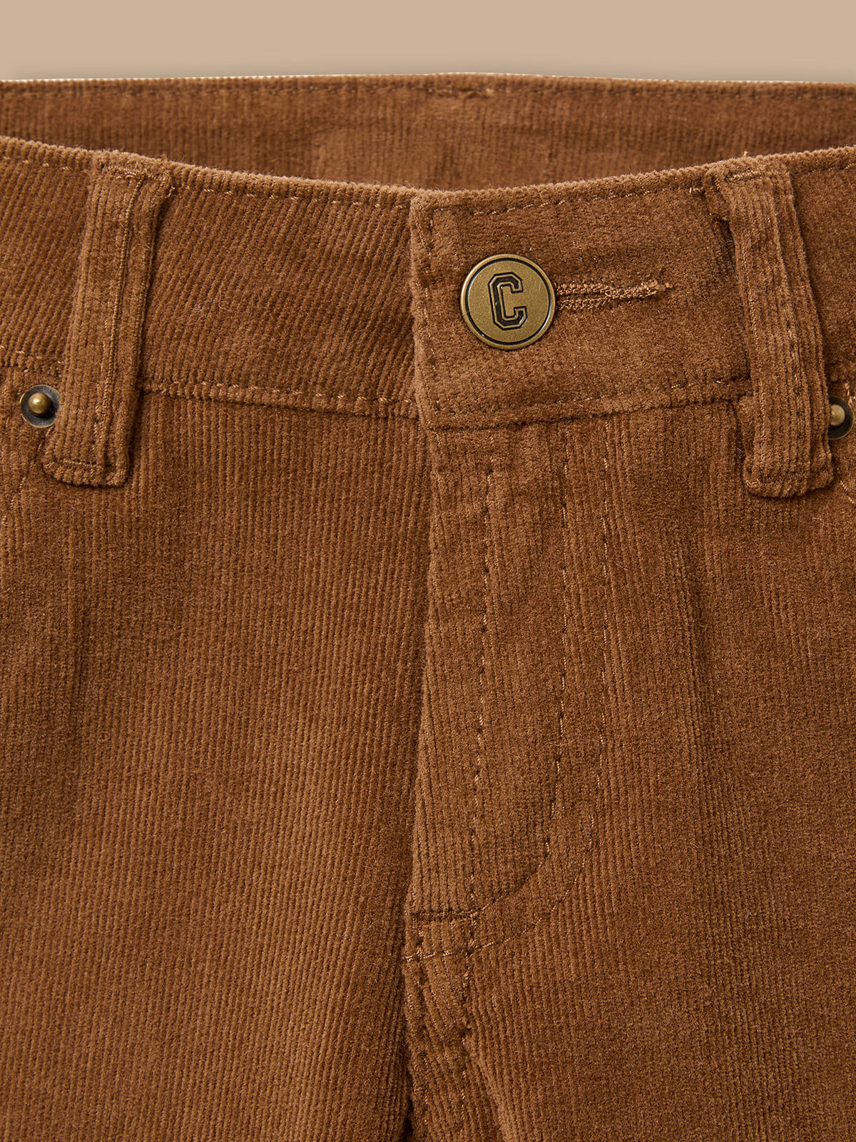 Boy's slim-fit corduroy trousers