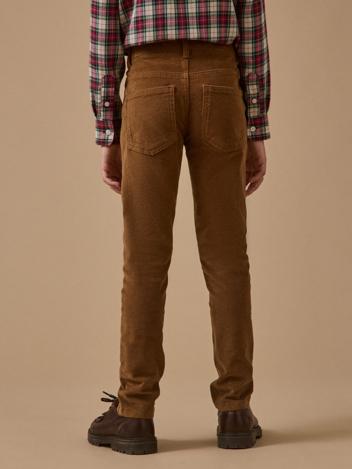 Boy's slim-fit corduroy trousers