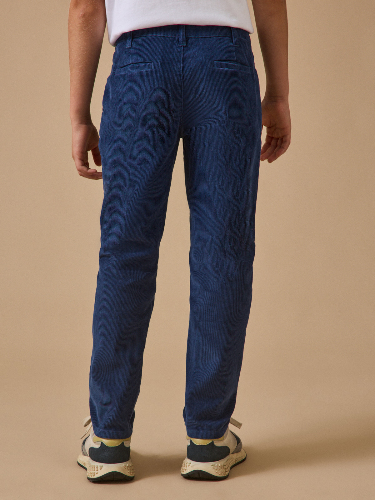 Boy's corduroy chino-style trousers