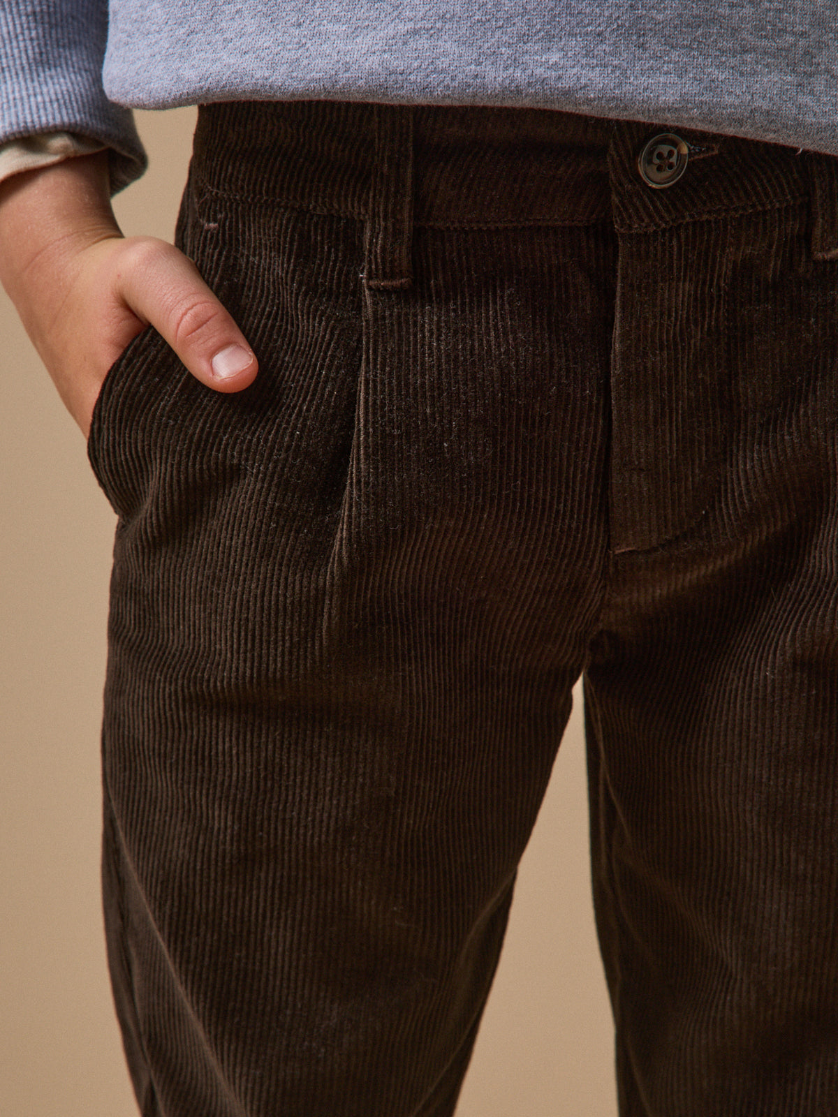 Pantalon Chino Garçon en velours