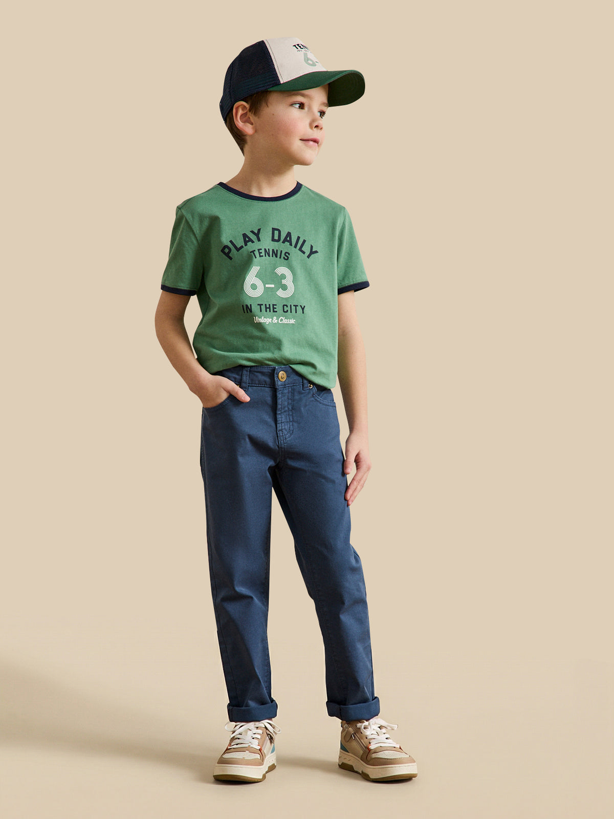 Pantalon 5 poches Garçon