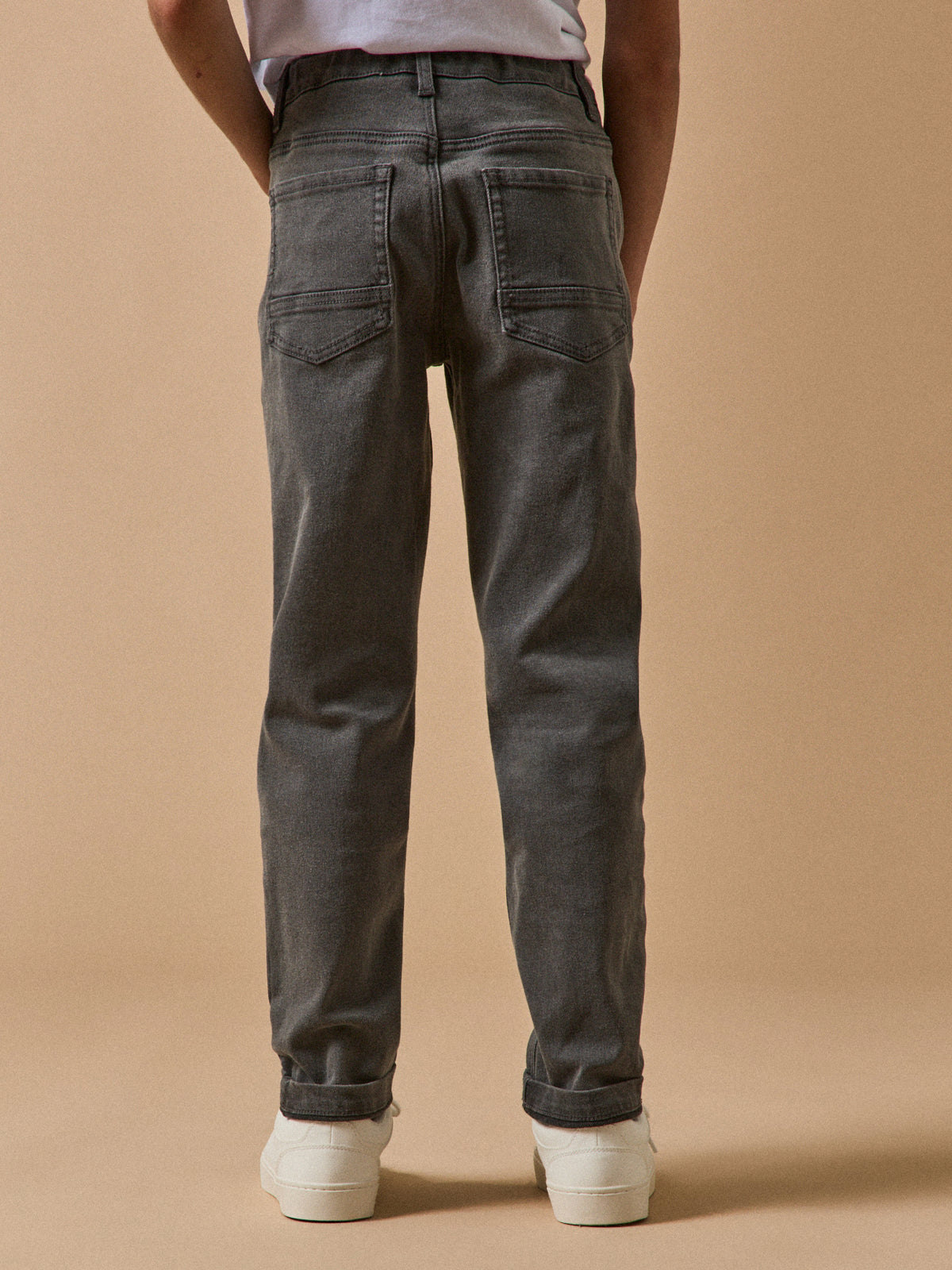 Pantalon relax en denim Garçon