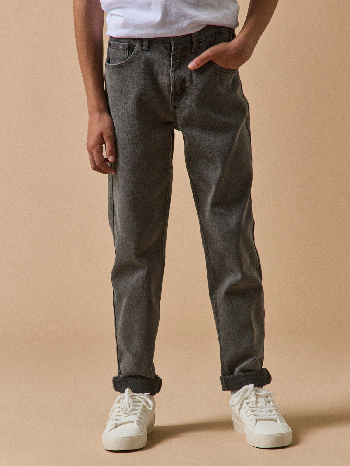 Pantalon relax en denim Garçon