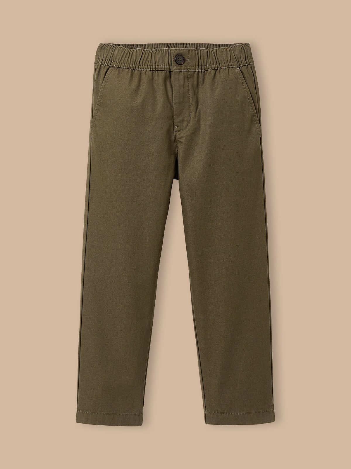 Pantalon relax en twill Garçon