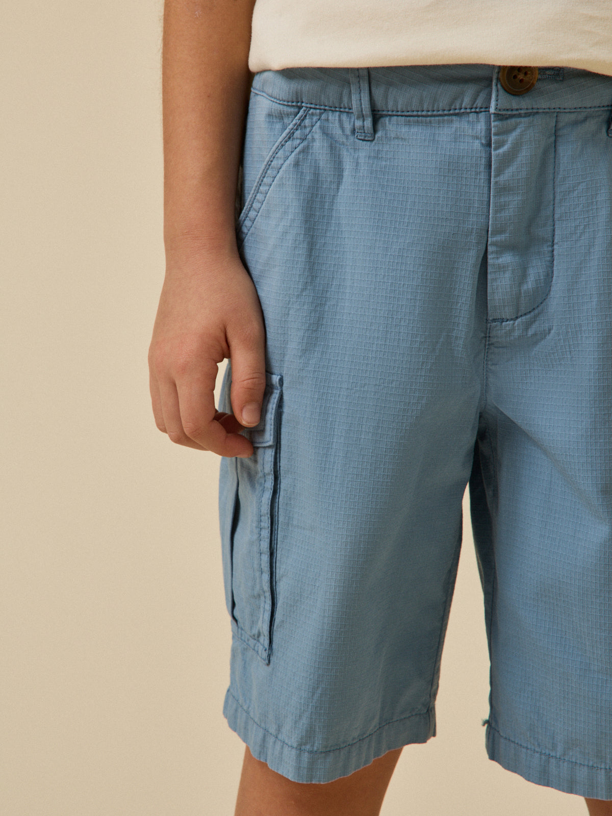 Boy's cargo Bermuda shorts