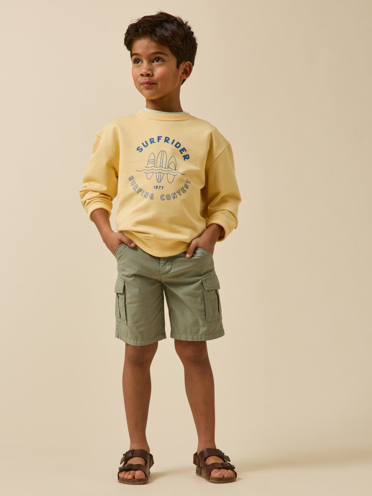Boy's cargo Bermuda shorts