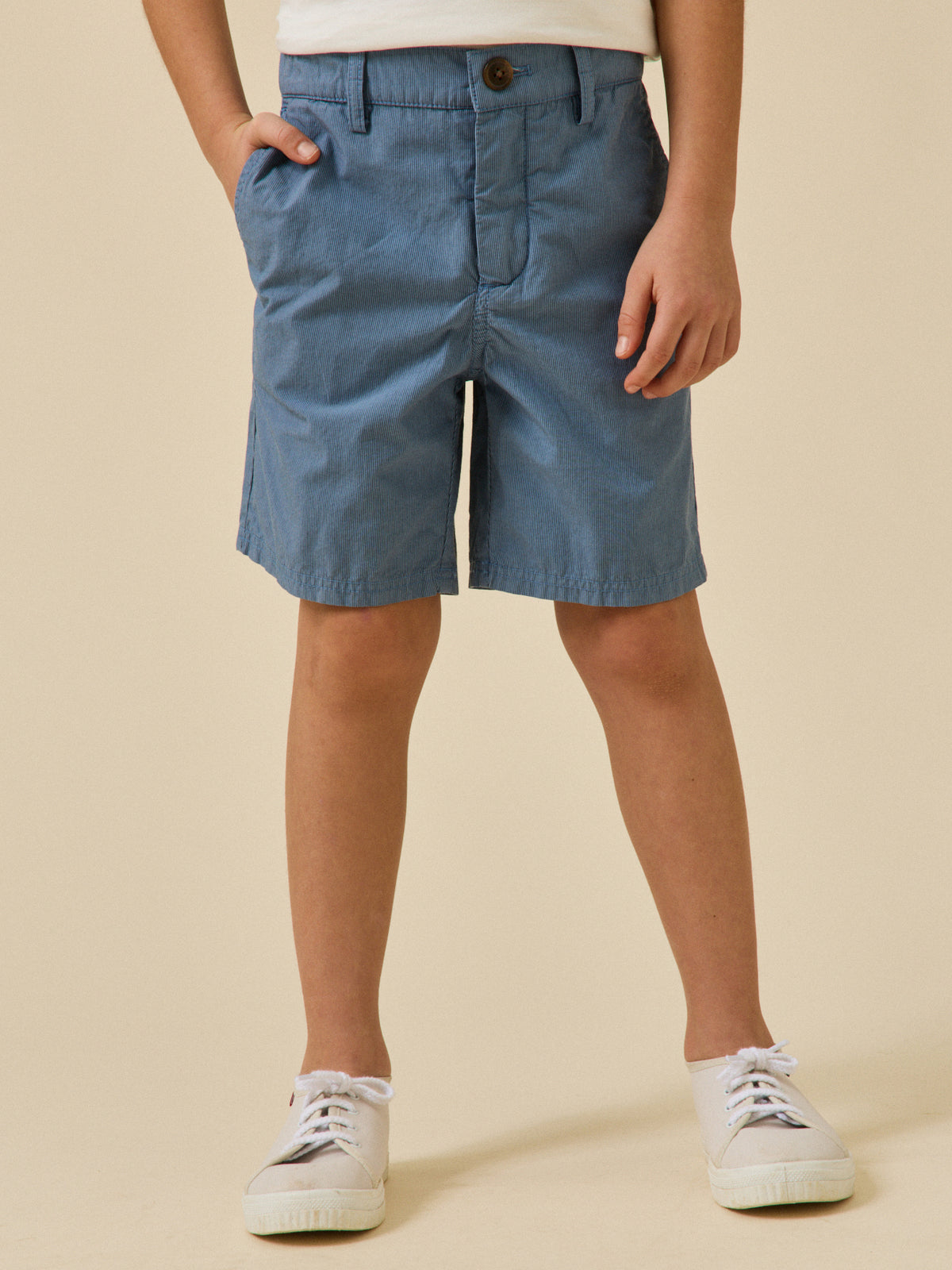 Boy's striped Bermuda shorts
