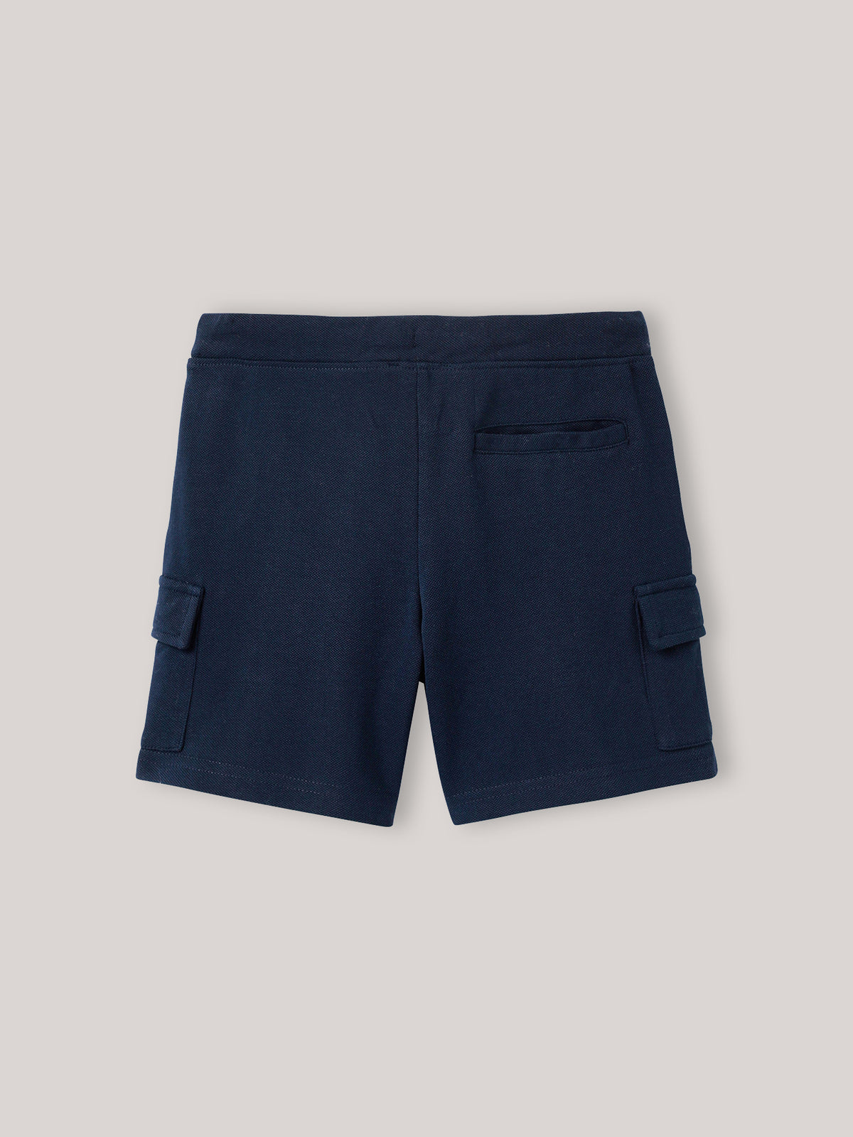 Boy's piqué knit organic cotton shorts