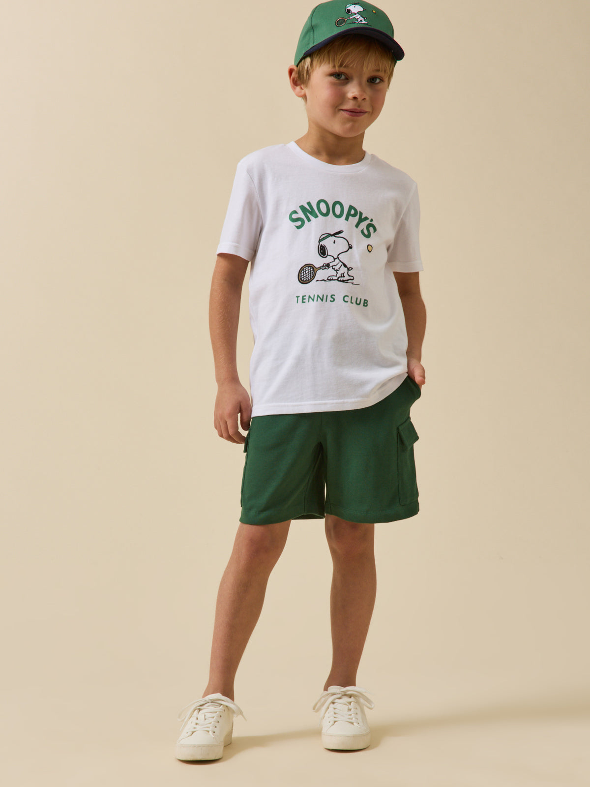 Short en maille piquée Garçon - Coton biologique