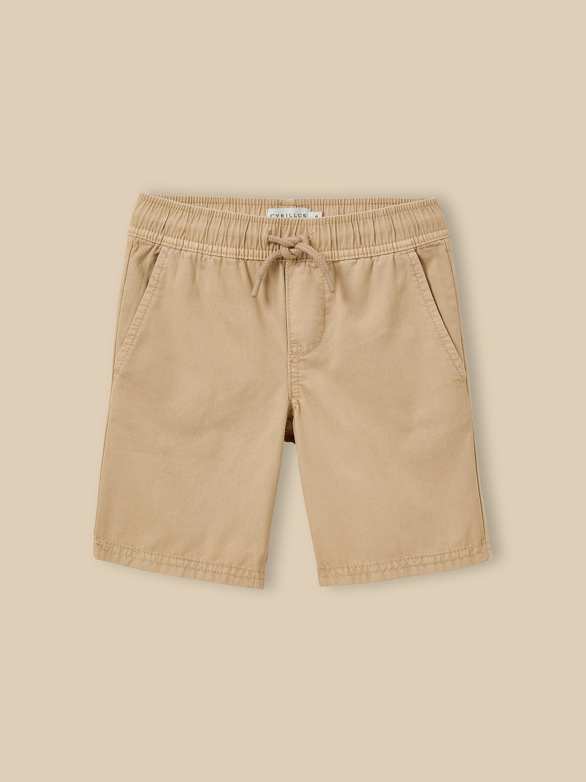 Boy's Bermuda shorts with elastic waistband